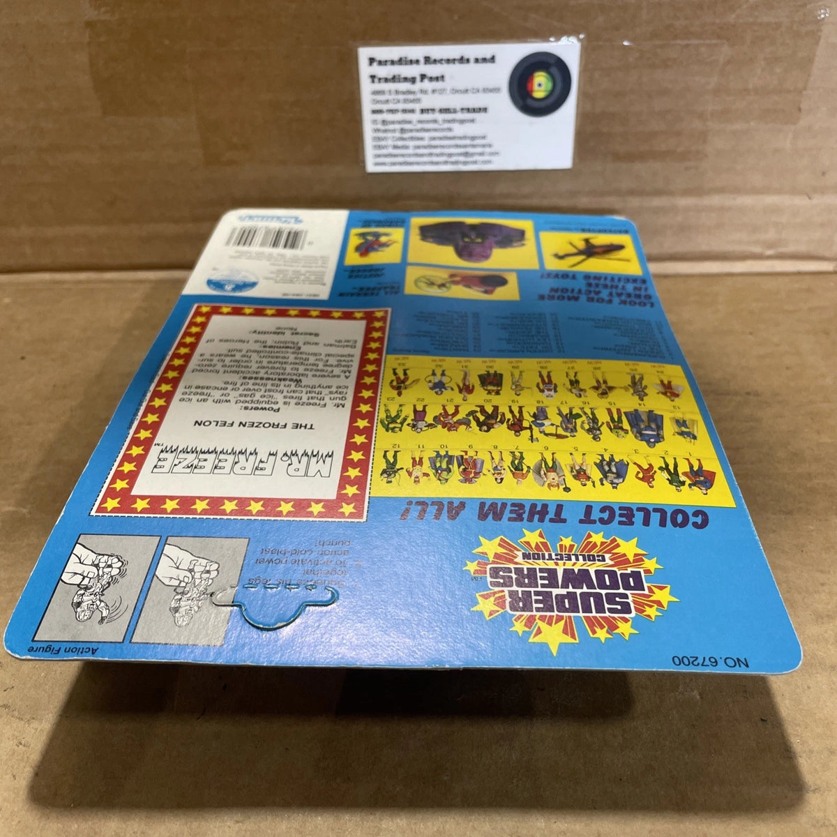 DC Super Powers Collection Mr. Freeze Action Figure 1985 Kenner 67200 Unpunched