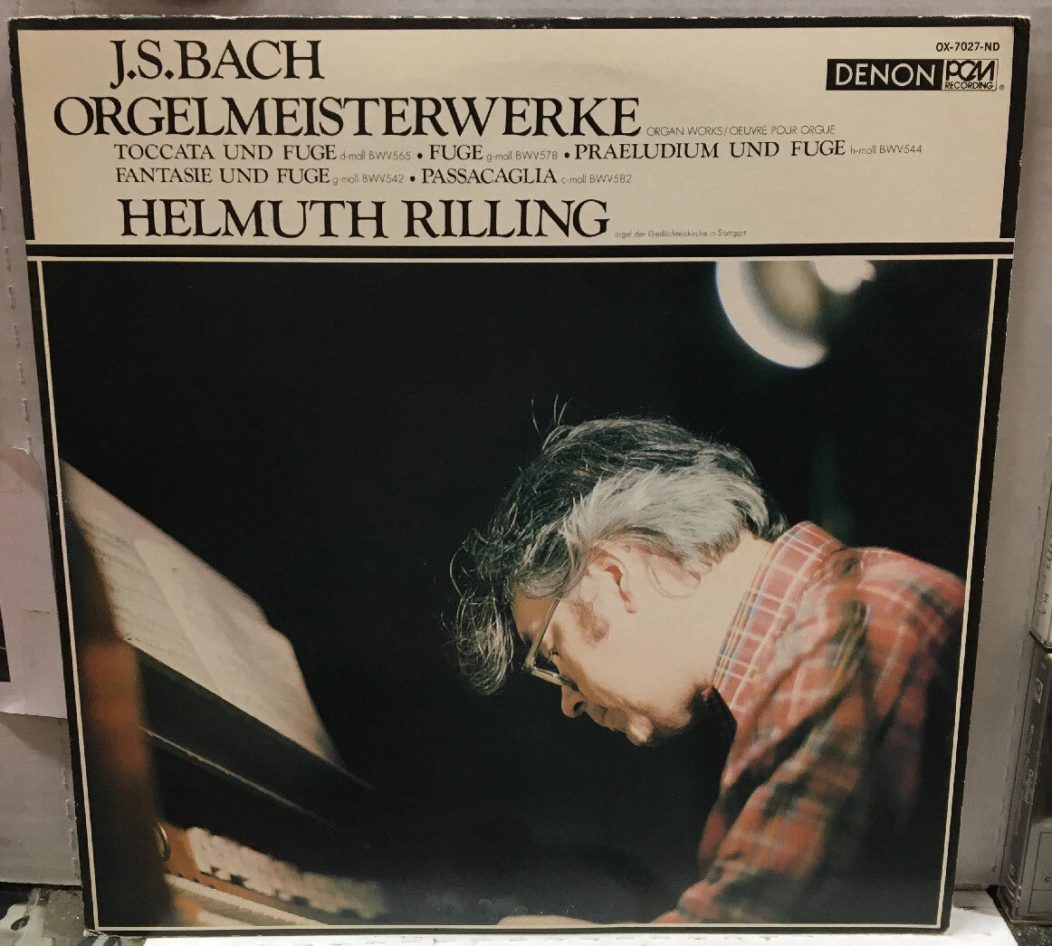 Helmuth Rilling Orgelmeisterwerke Japan Import Record OX-7027-ND