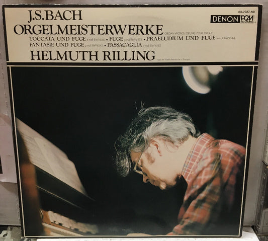 Helmuth Rilling Orgelmeisterwerke Japan Import Record OX-7027-ND