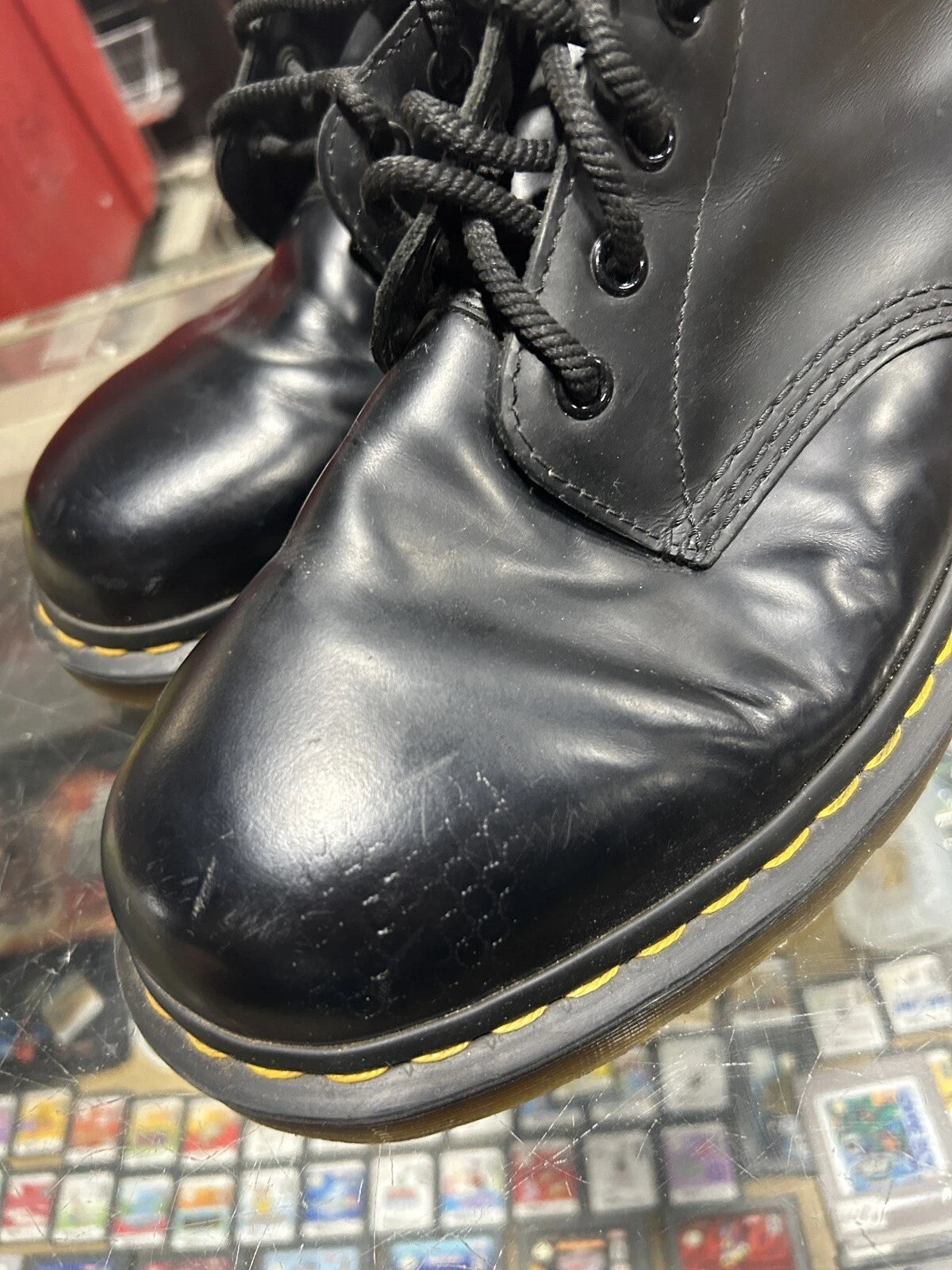 Dr. Martens AirWair Boots with Bouncing Soles-Black Size 11