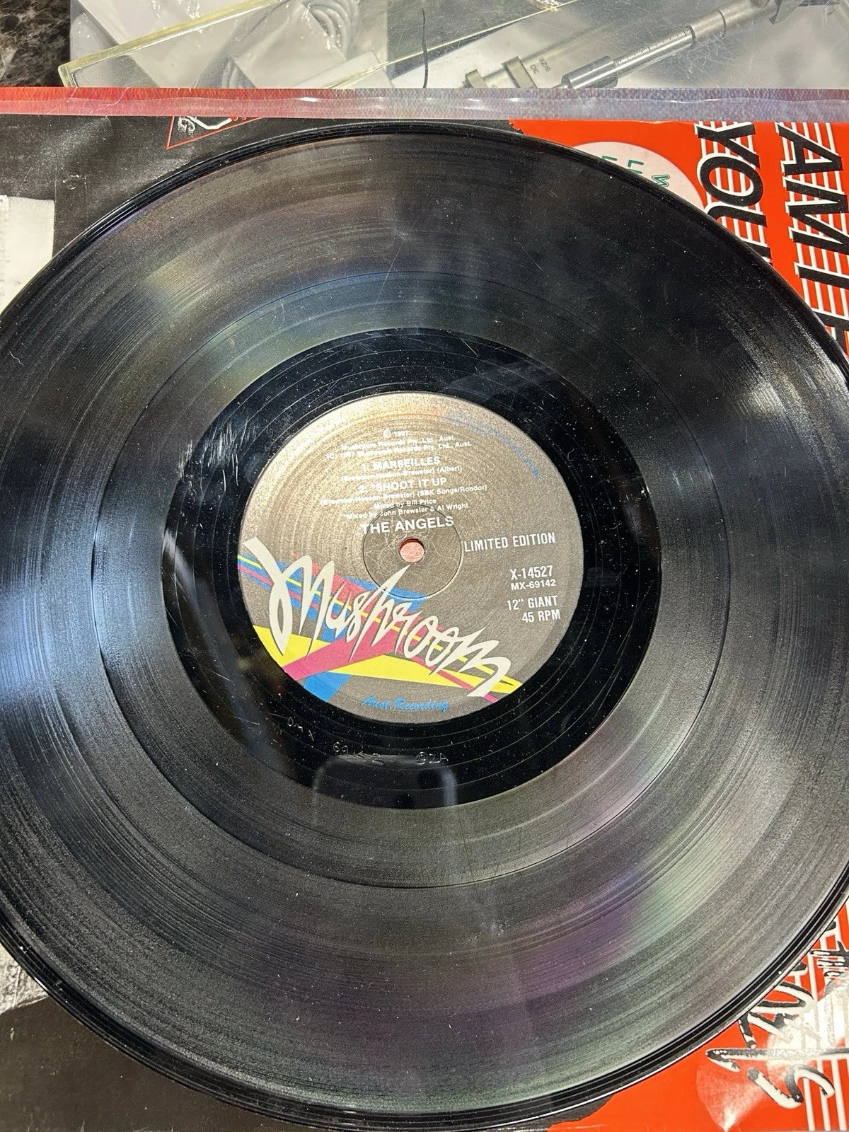 The Angels – Am I Ever Gonna See Your Face Again 12" Vinyl 1988 1st Aussie Press