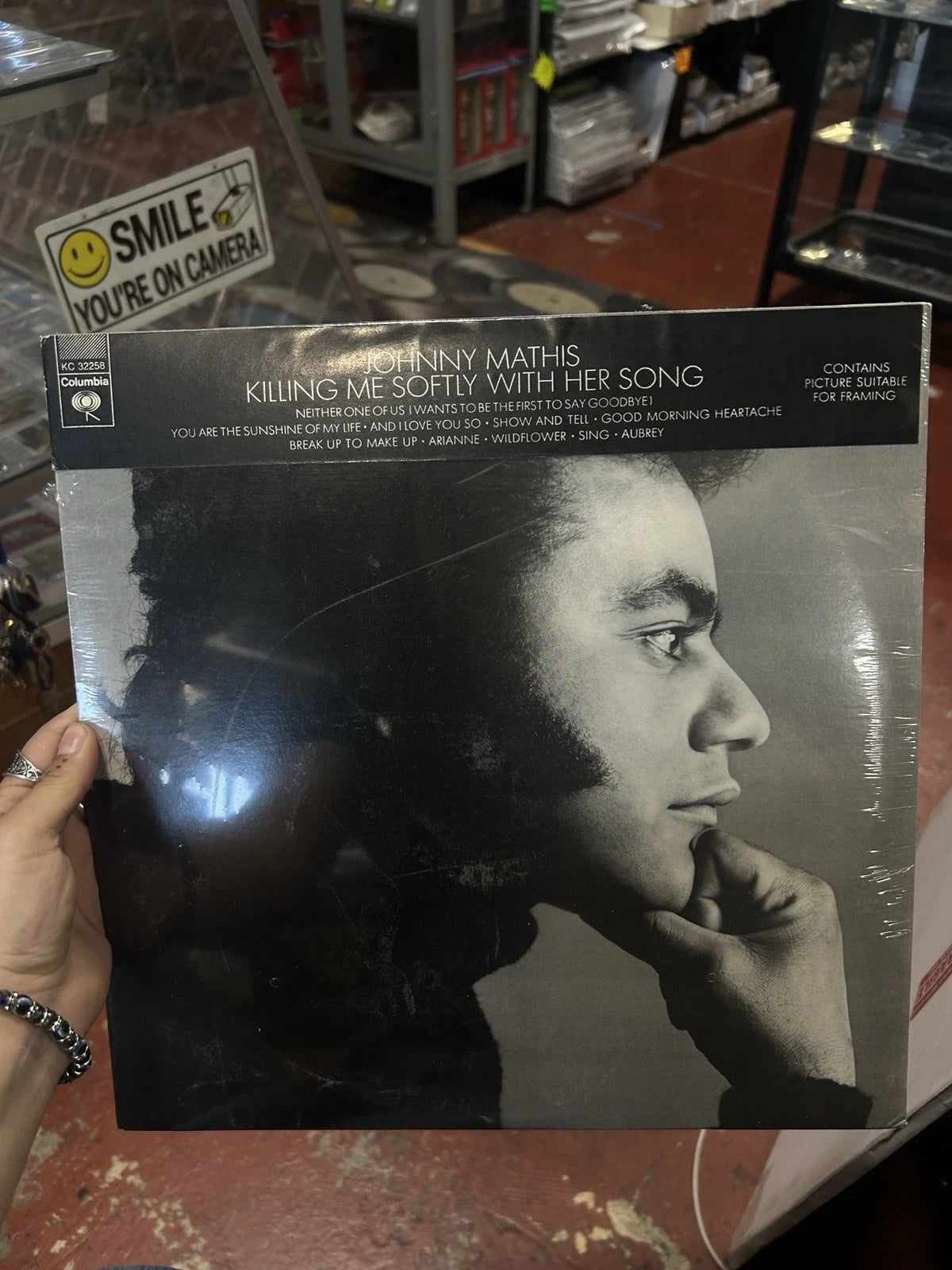 FACTORY SEALED, JOHNNY MATHIS, KILLING ME SOFTLY WITH SONG, CBS RECORDS, 1973
