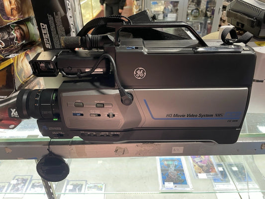 GE VHS CG9806 Camcorder Recorder HQ Movie Video System Battery Charger UNTESTED
