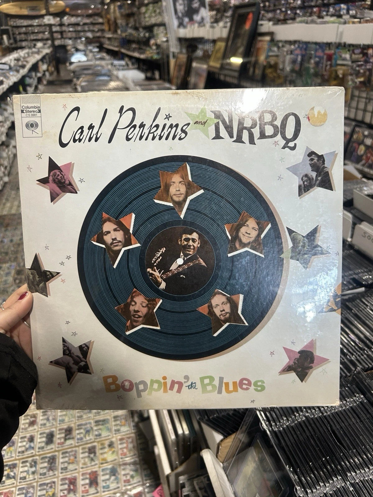 Carl Perkins And NRBQ Boppin' the Blues Vinyl Album Columbia CS9981 New Sealed
