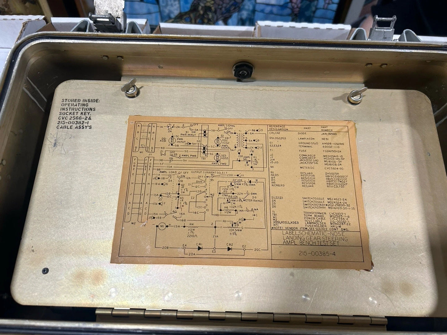 Landing Gear Steering Amplifier Bench Test Set
