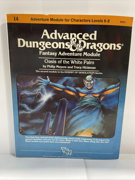 Advanced Dungeons & Dragons: Module I4 Oasis of White Palm 9053- TSR 1983 - RARE