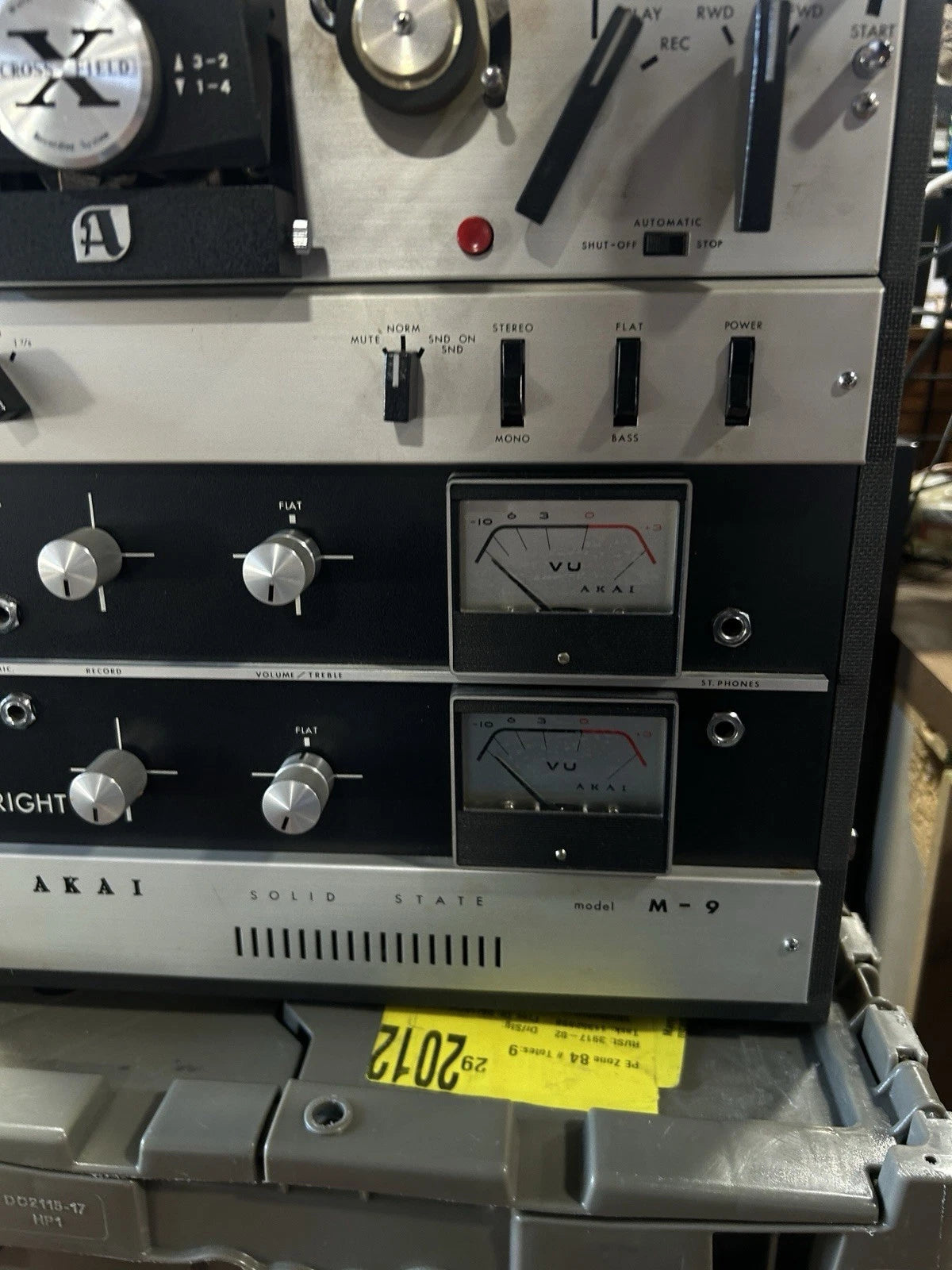 Vintage Akai M-9 Solid State Reel to Reel Tape Player UNTESTED as is