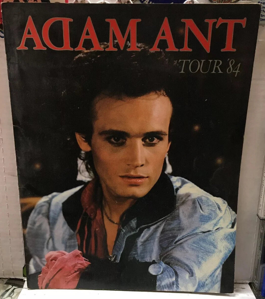 Adam Ant 1984 Tour Program w/Original Concert Ticket