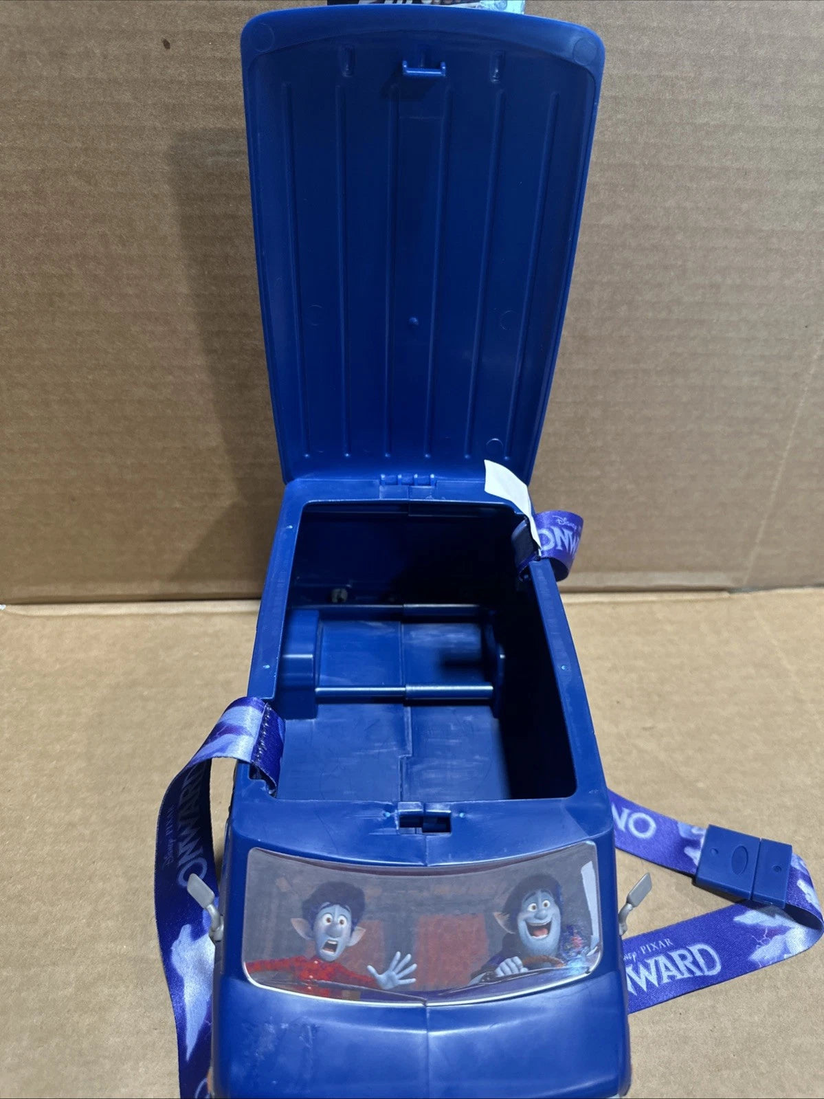 RARE Disney Parks Exclusive Onward Popcorn Bucket Pixar Guinevere Van with Strap