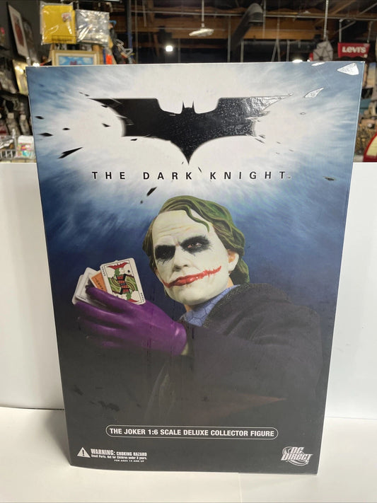 The Joker DC Direct Deluxe 1:6 Scale Dark Knight Collector Figure Ledger NEW