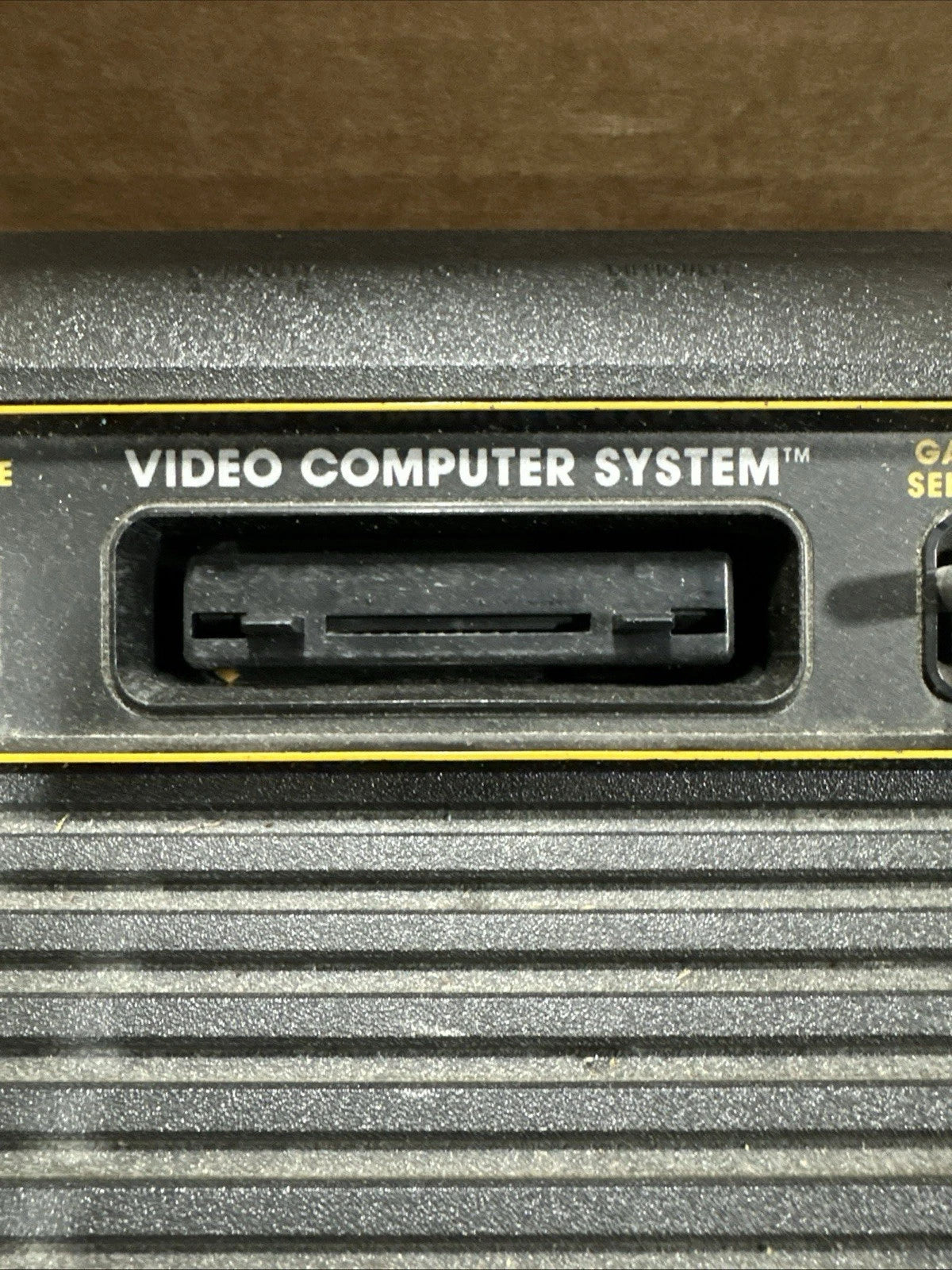 Original ATARI 2600 CONSOLE with STORAGE/Games/Controllers-GAME CENTER READ