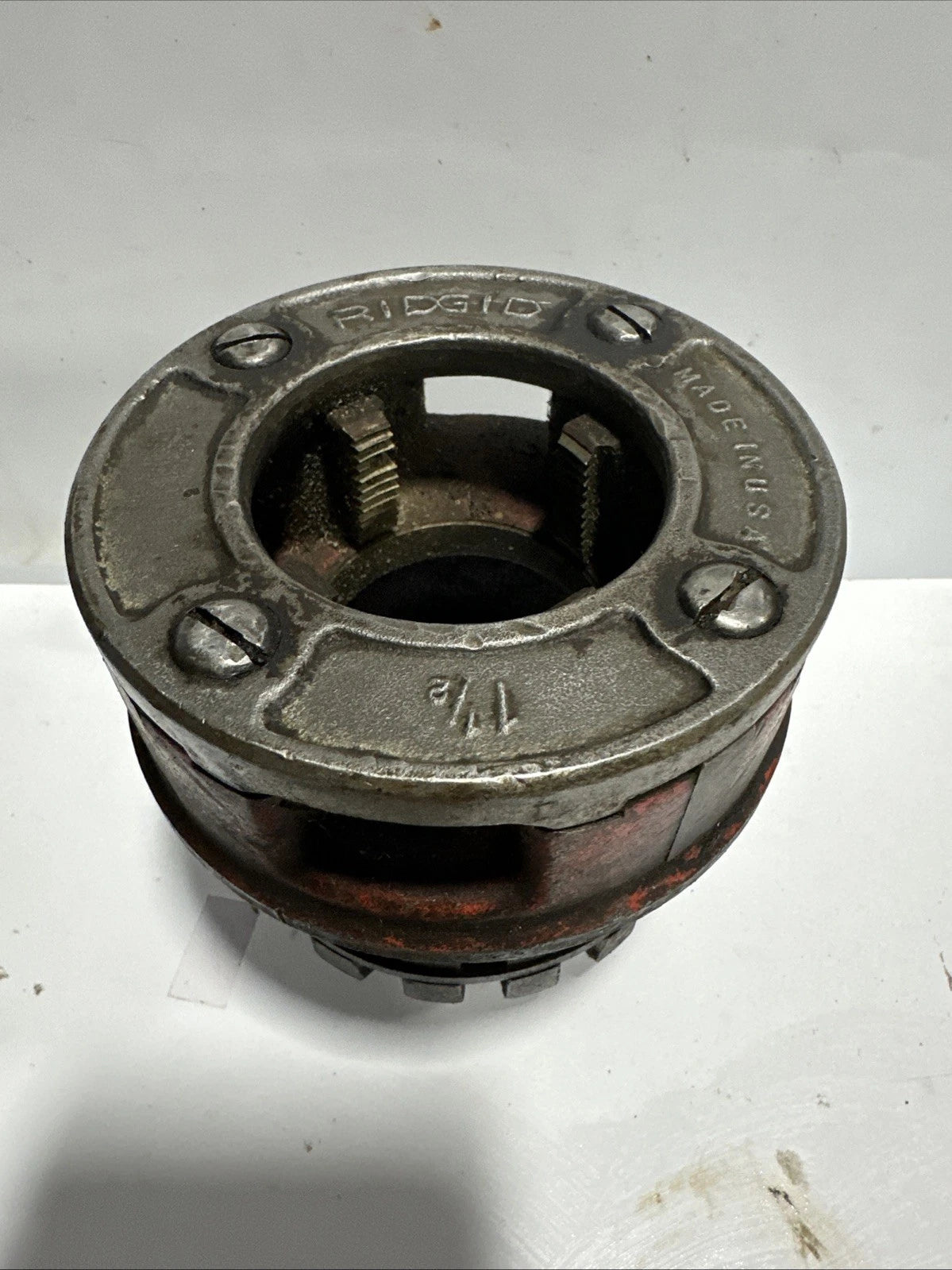 Ridgid 12-R 1 1/2" NPT Pipe Threader Die Head for Ratcheting Pipe Threader