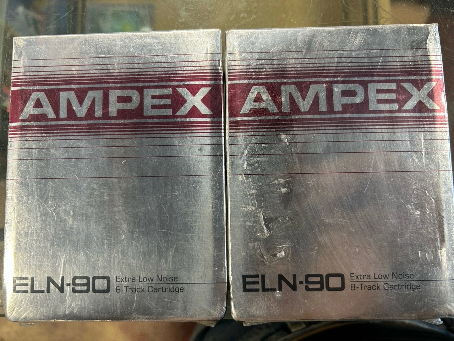 Ampex ELN-90 SEALED 8 Track Blank Tape Lot Of 2