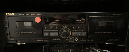 Vtg TEAC W-790R Double Cassette Deck