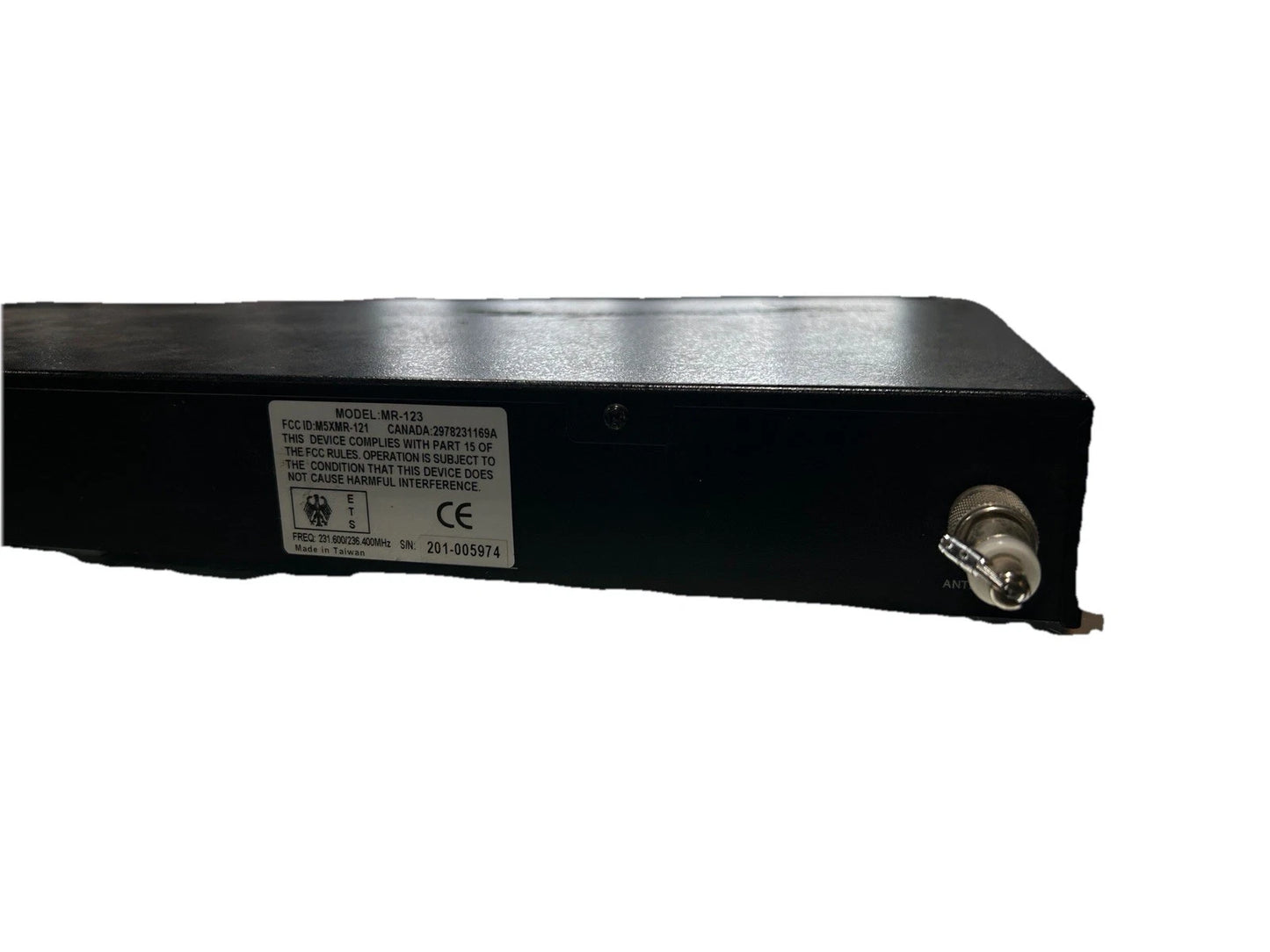 MIPRO MR-123 DUAL CHANNEL DIVERSITY RECEVER (231.600/236.400mhz)
