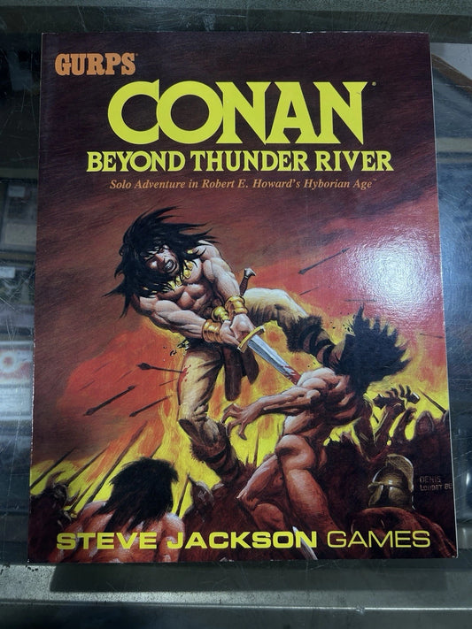 GURPS- Conan Beyond Thunder River by Steve Jackson 1988