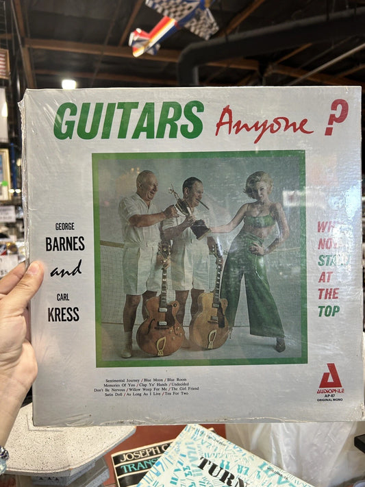George Barnes Carl Kress Guitars Anyone? sealed new Vinyl LP Record Album AP-87