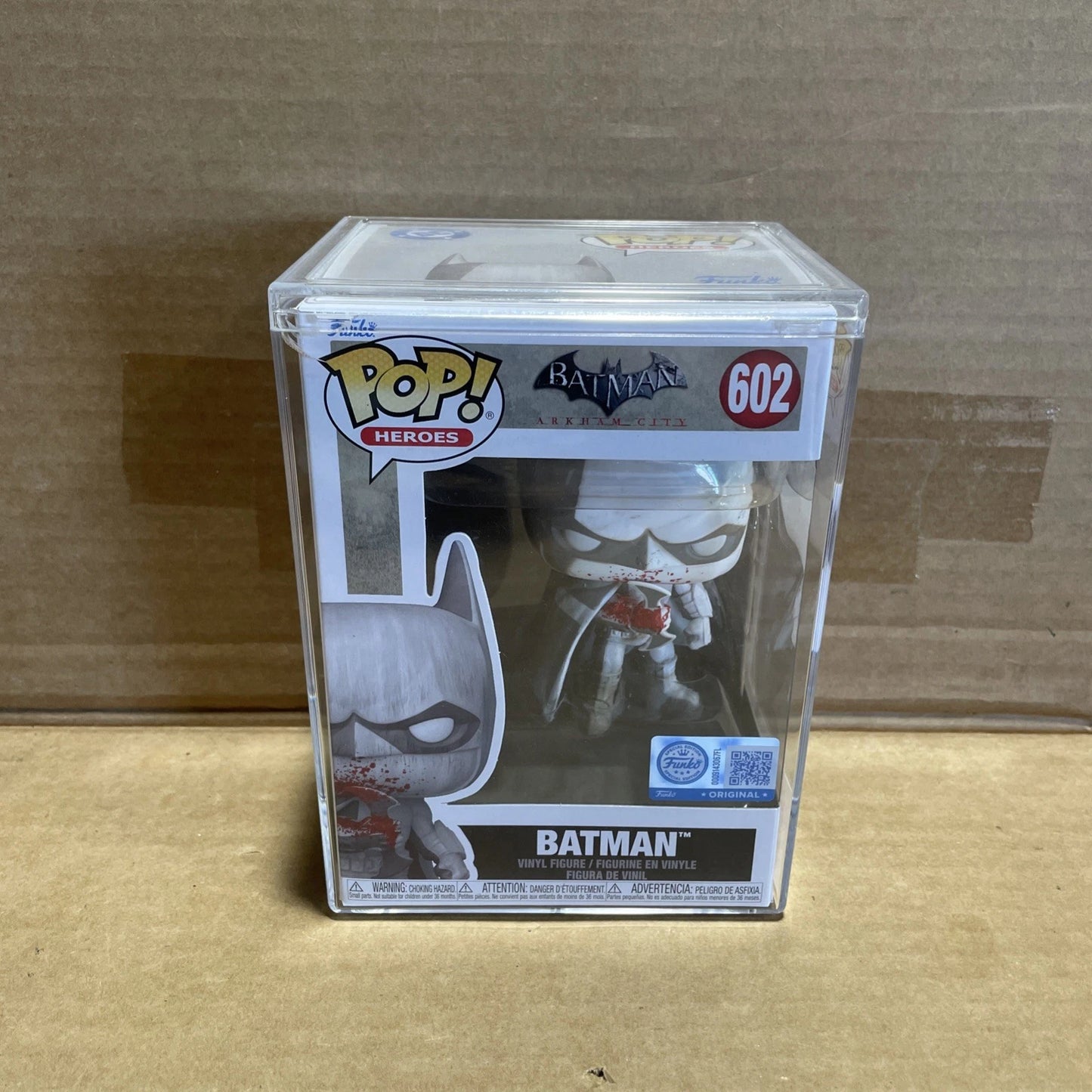 Funko Pop! Batman Arkham City - Batman #602 (GameStop Exclusive) With Protector