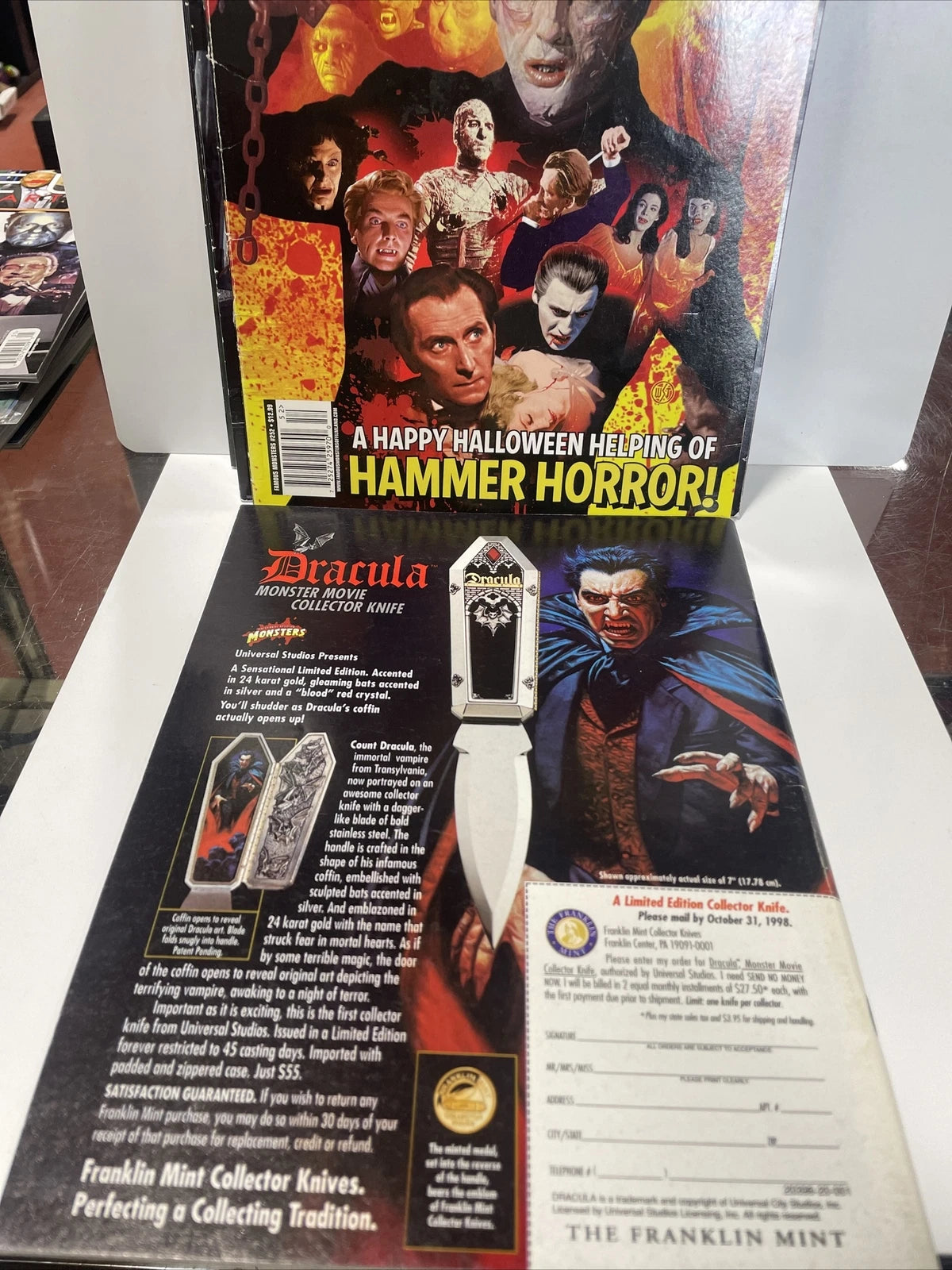 FAMOUS MONSTERS OF FILMLAND #223, #252, #263, #266, #277, #278 & #279 LOT MINT