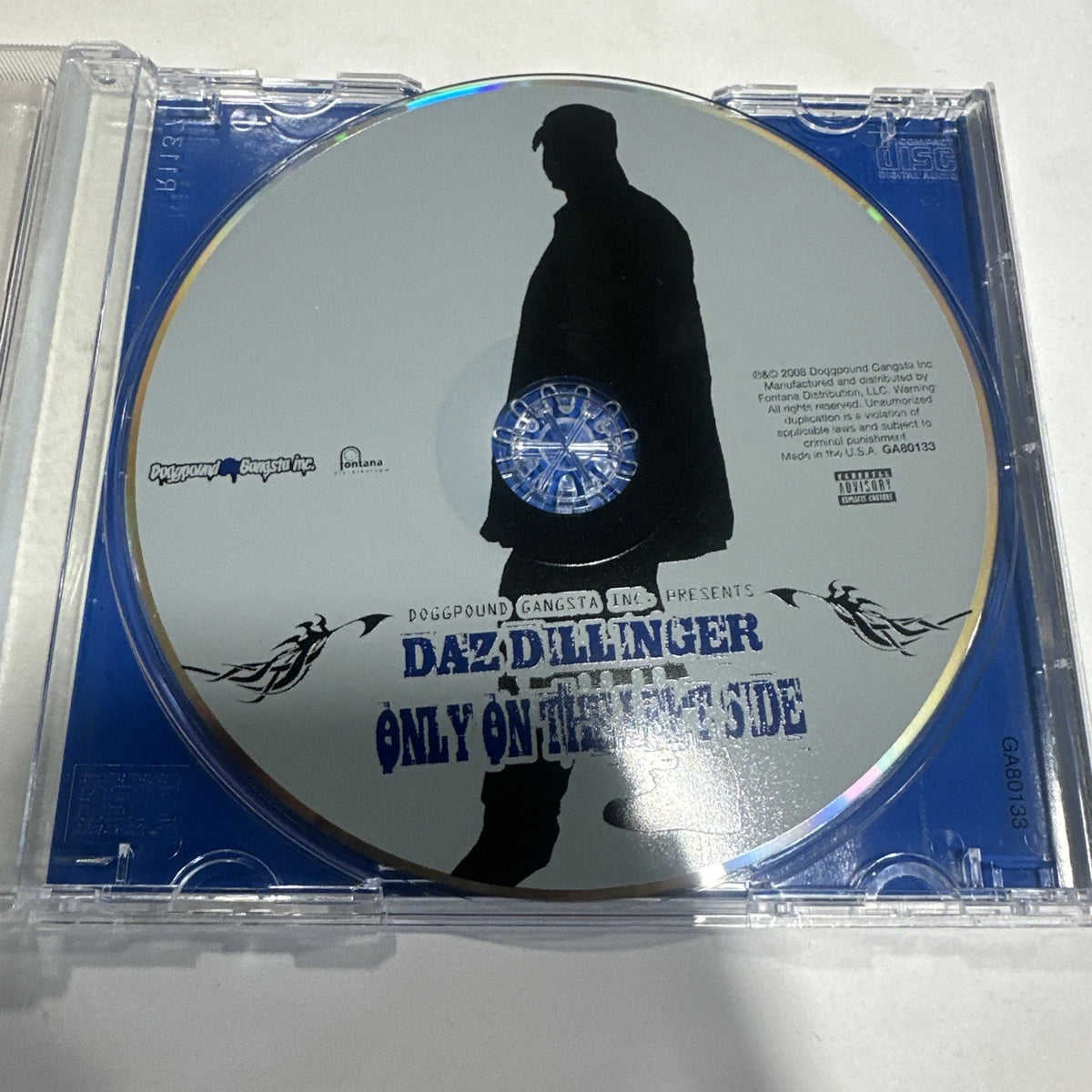 Daz Dillinger "Only On The Left Side" CD 2008 EXCELLENT