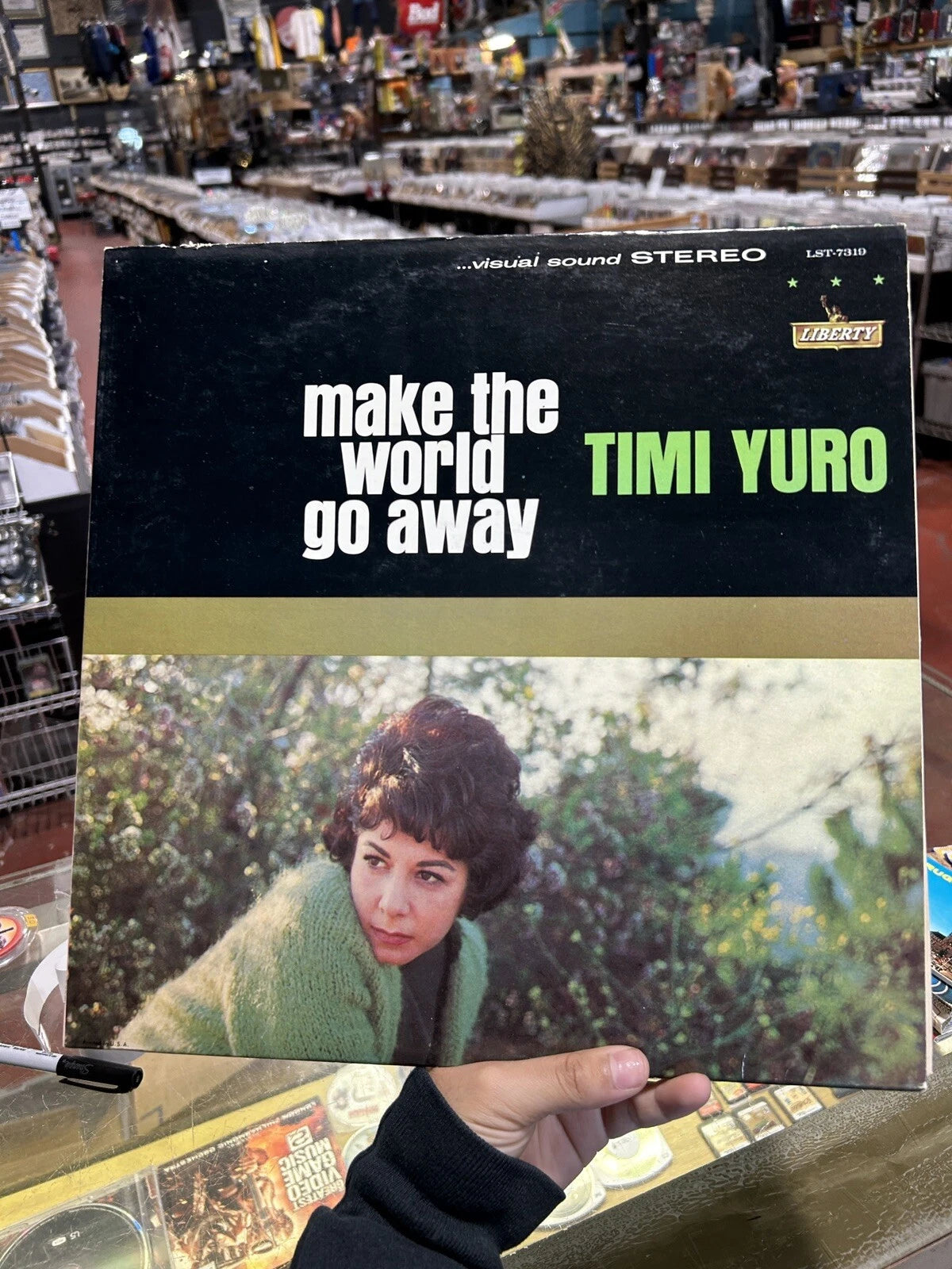 RARE Timi Yuro Make The World Go Away LP LST-7319 TT20 promo label vg++