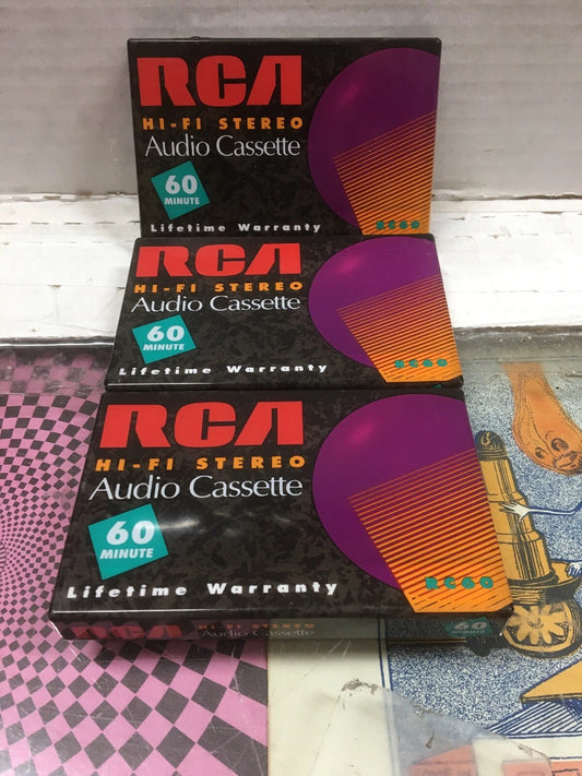 RCA HI-FI Stereo Audio Sealed Cassette Set