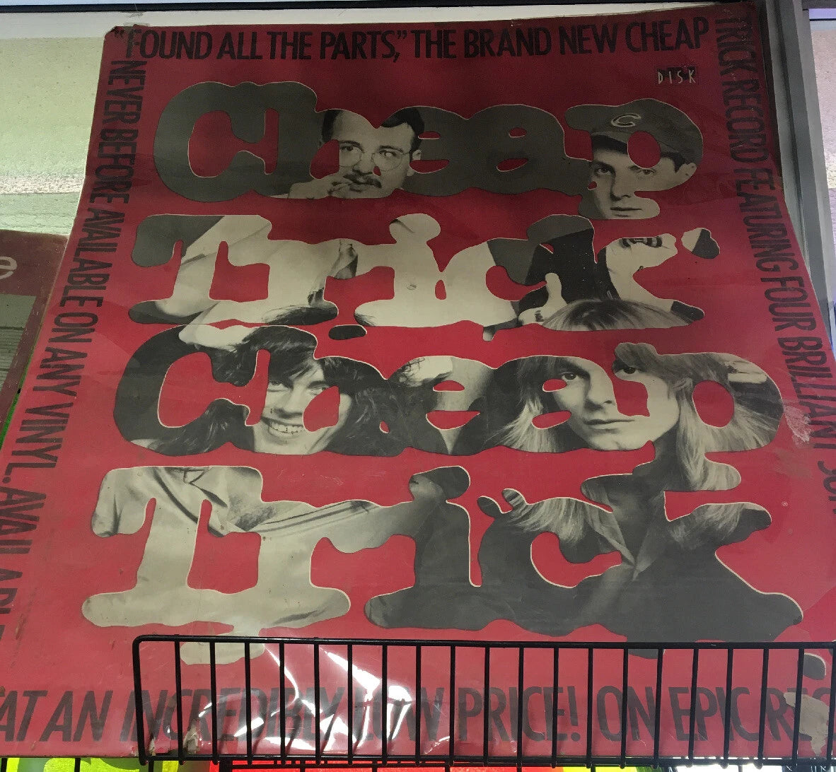 Cheap Trick Large Promo Record Store Advertisements