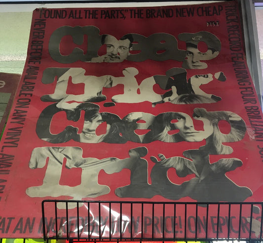 Cheap Trick Large Promo Record Store Advertisements