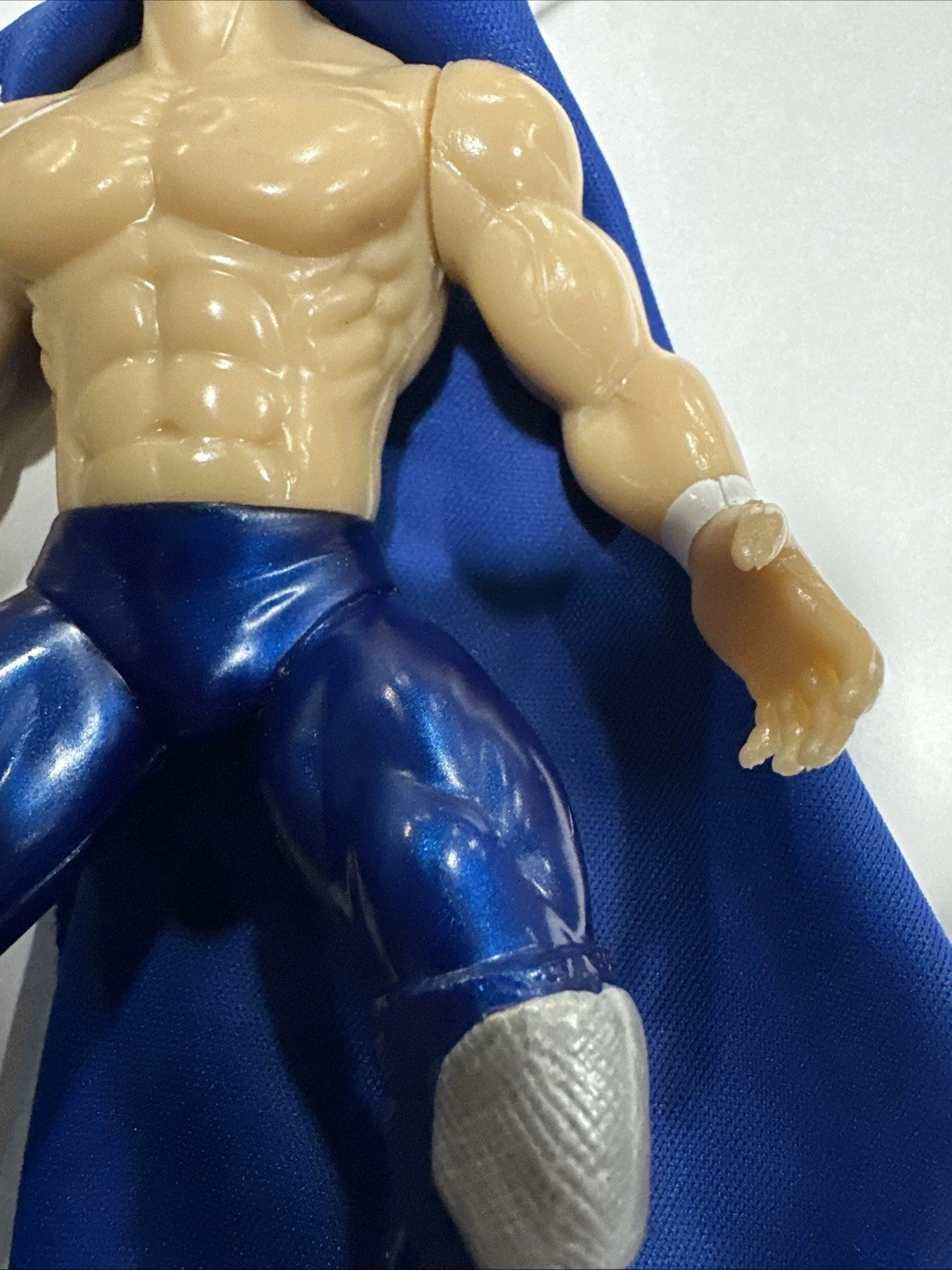 Blue Demon Mexican Wrestler Action Figure 7" Lucha Libre CMLL AAA Blue Mask Cape