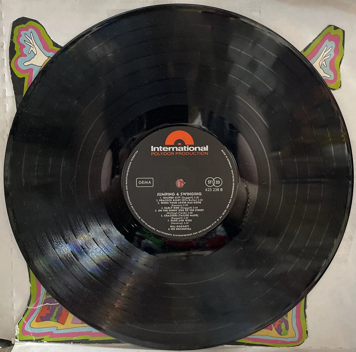 Bill Doggett & His Orchestra Jumping & Swinging German Import Record 623238
