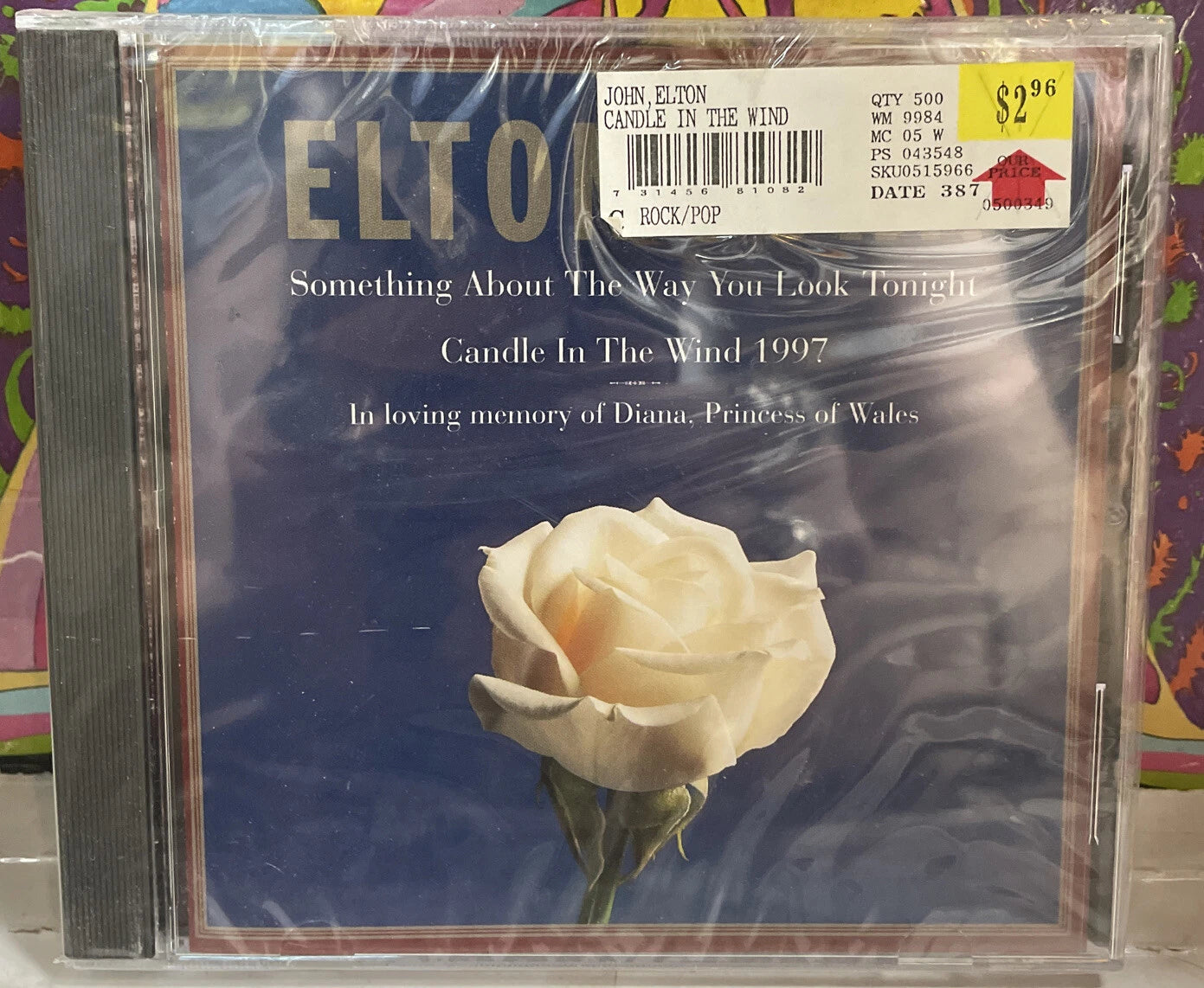 Elton John Something About The Way You Look Tonight Sealed CD Single