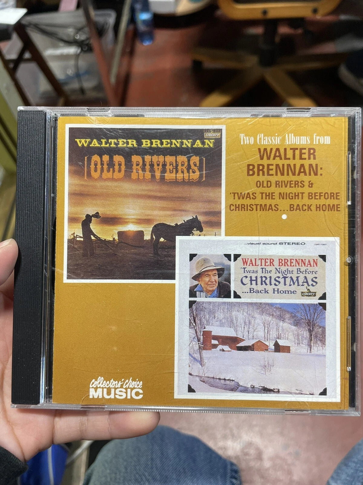 Old Rivers - Twas the Night Before Christmas Back Home by Walter Brennan CD