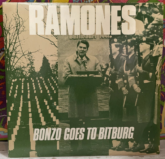 Ramones Bonzo Goes To Bitburg UK 7” Single BEG140
