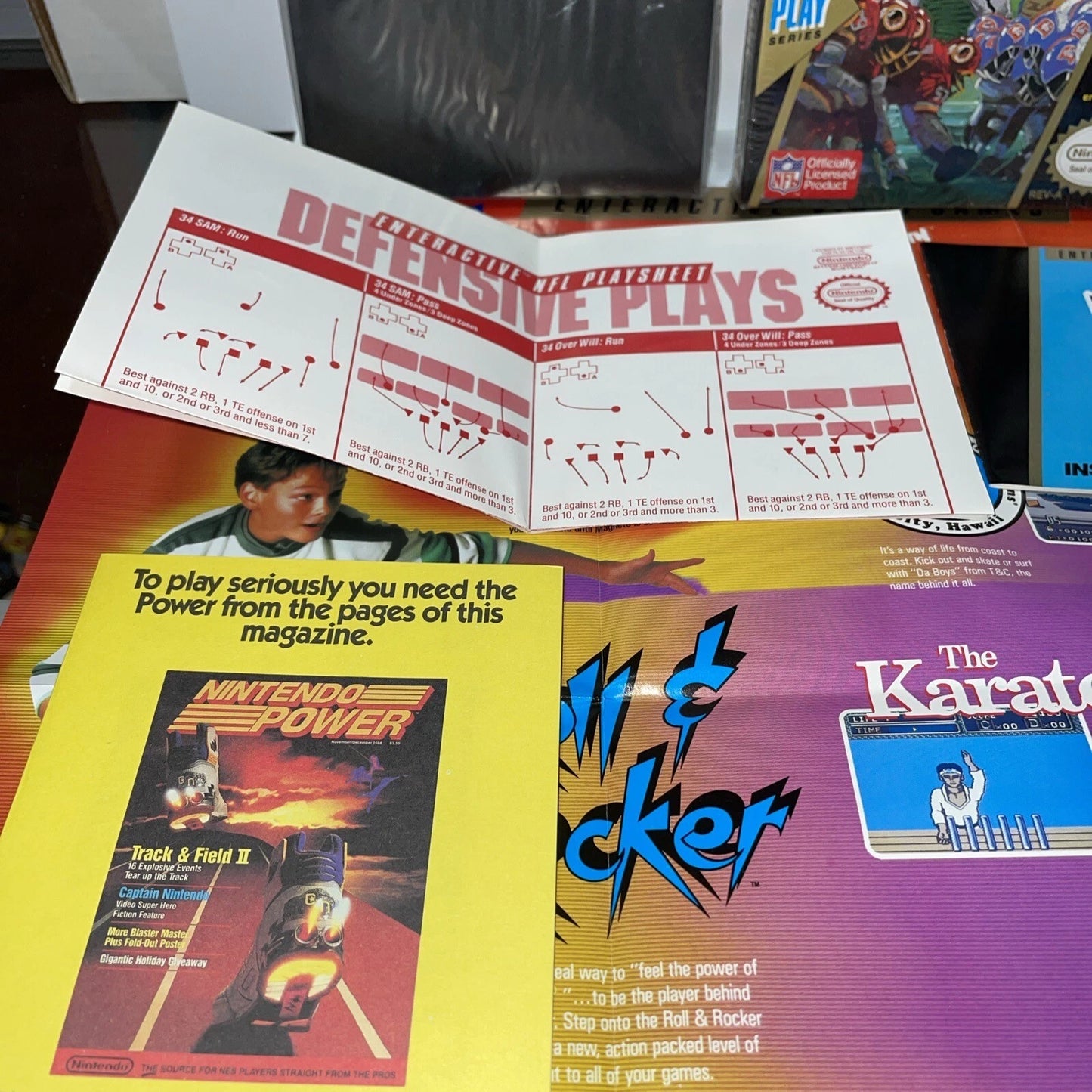 NFL Football (Nintendo Entertainment System, 1989) NES CIB MINT RARE VINTAGE