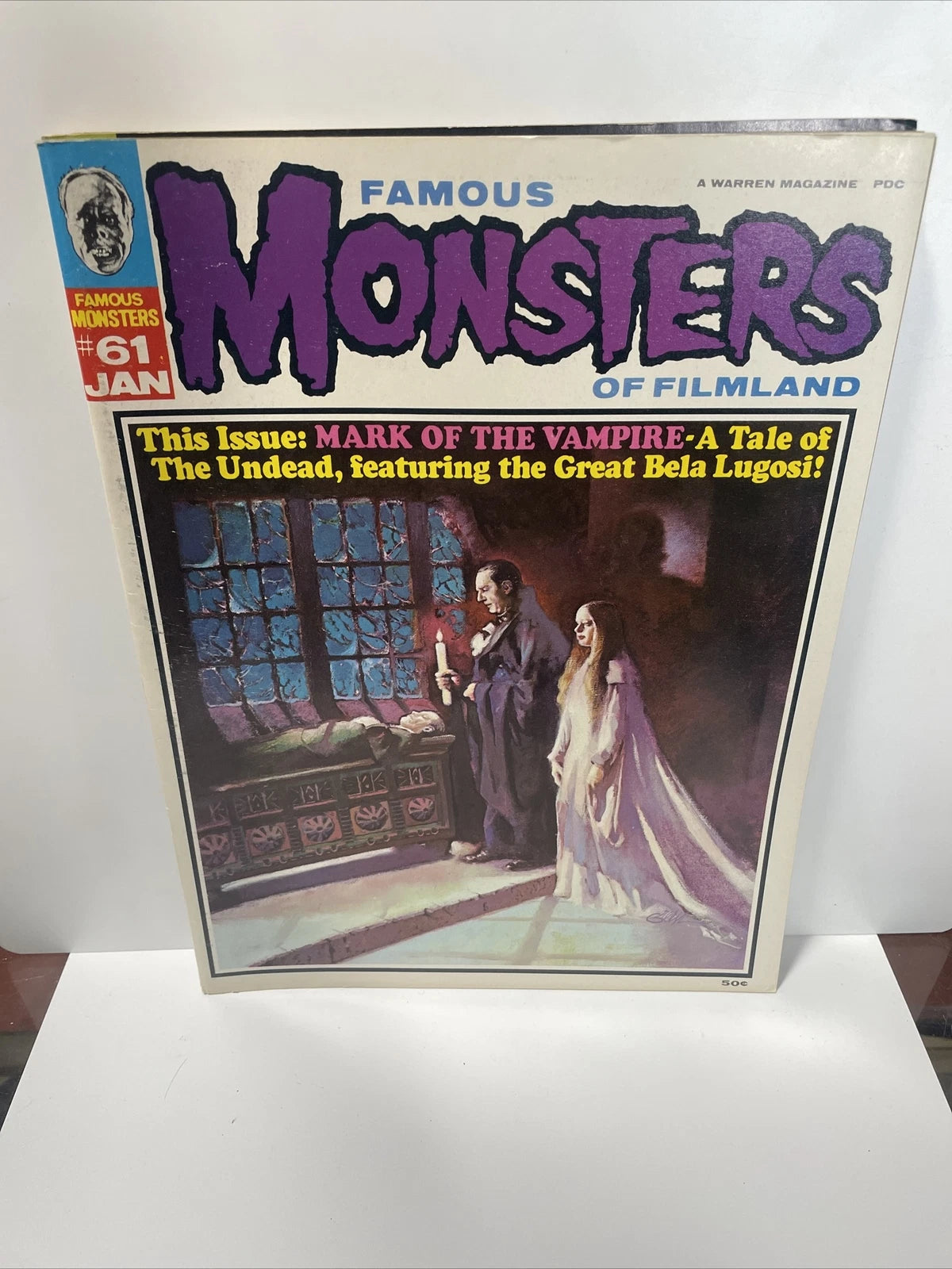 FAMOUS MONSTERS OF FILMLAND #61 JAN #58 OCT #50 JULY COVER MAGAZINES