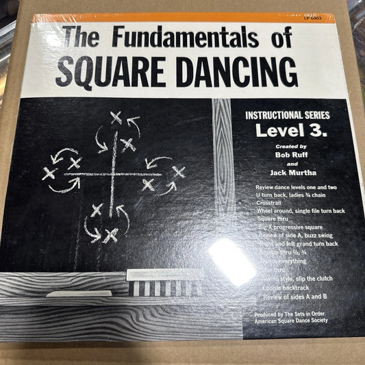 BOB RUFF JACK MURTHA THE FUNDAMENTALS OF SQUARE DANCING LEVEL 3 VINYL LP 6003