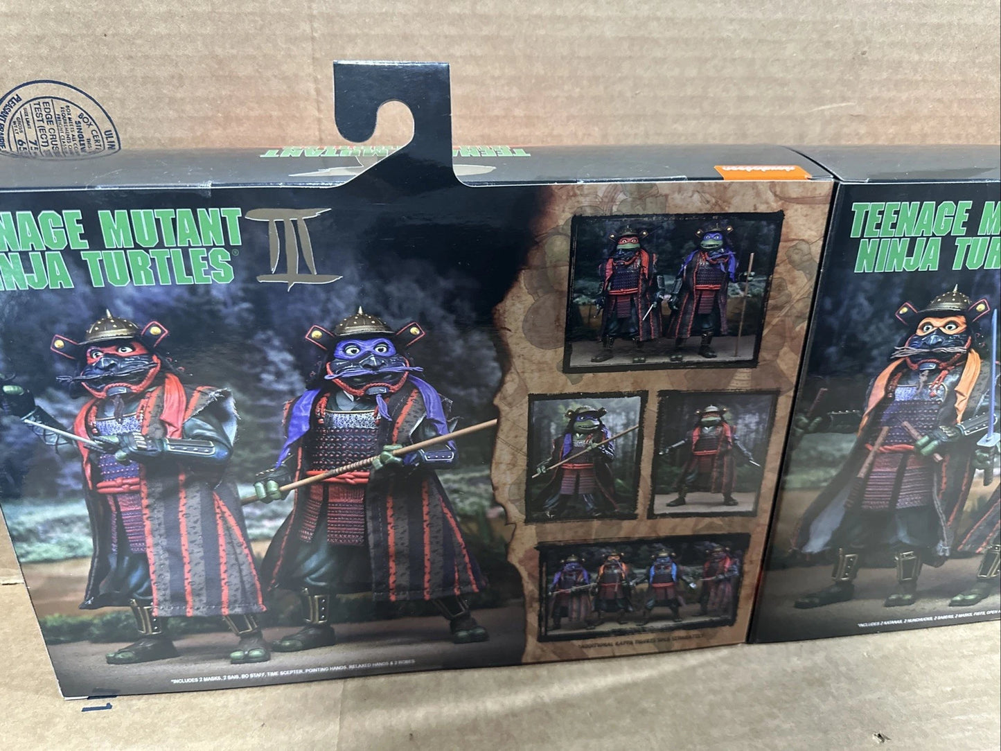 NECA TMNT 3 Movie 2 Pack Lot of 2