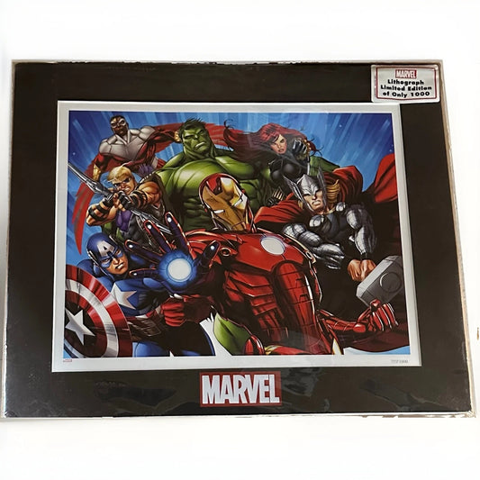 Marvel "Heroes" Limited Edition Lithograph Print 754/1000 SEALED COA