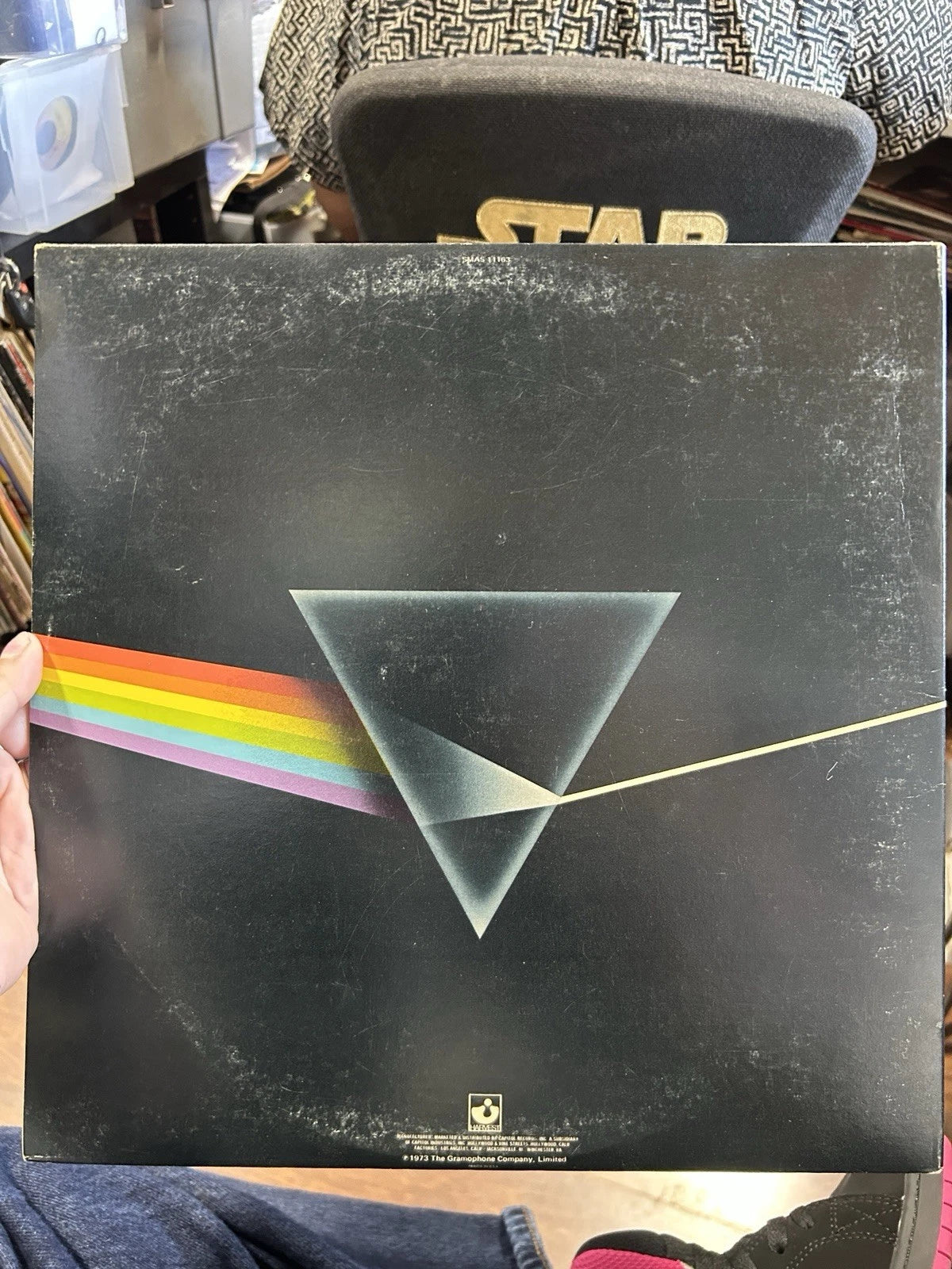 LP Pink Floyd Dark Side of the Moon smas 11163 f-9