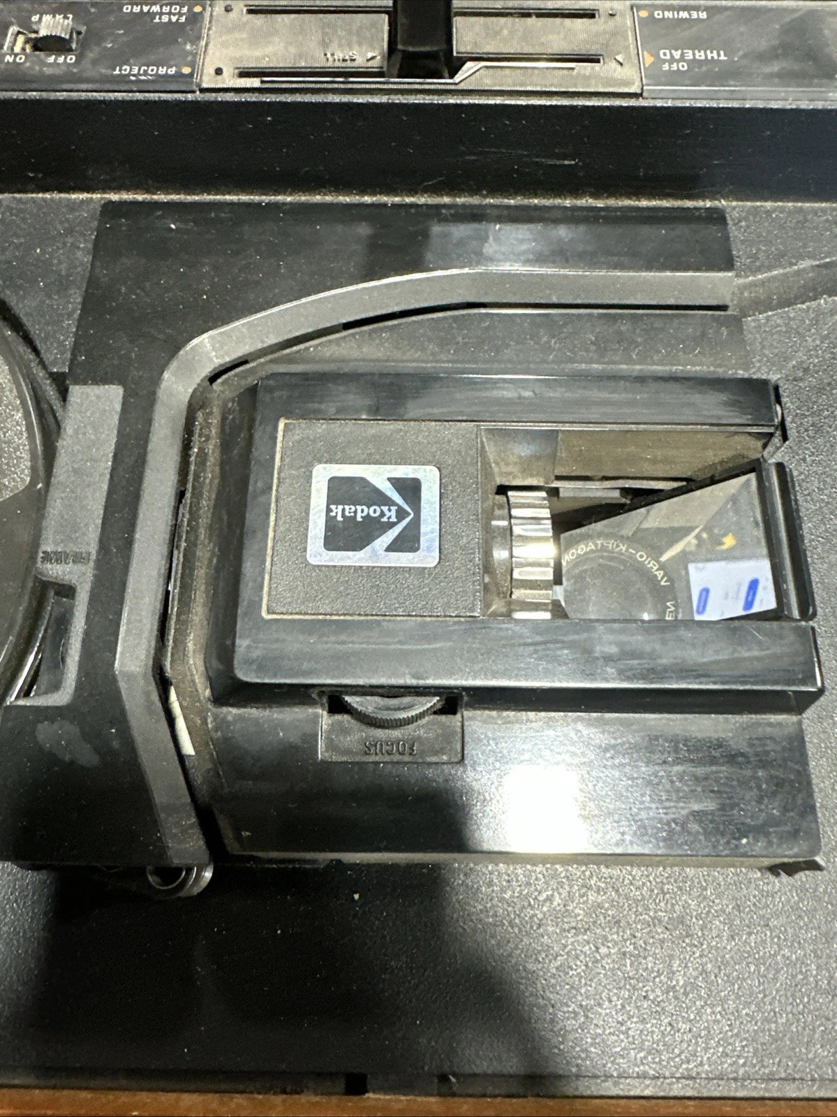 Vintage Kodak Ektasound 245B Super 8 Movie Projector turns on and spins as is