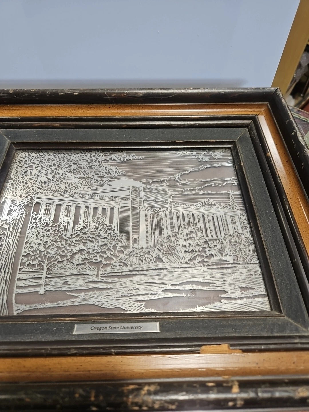 Sterling Silver Oregon State University SilverScene "Memorial Union Building"