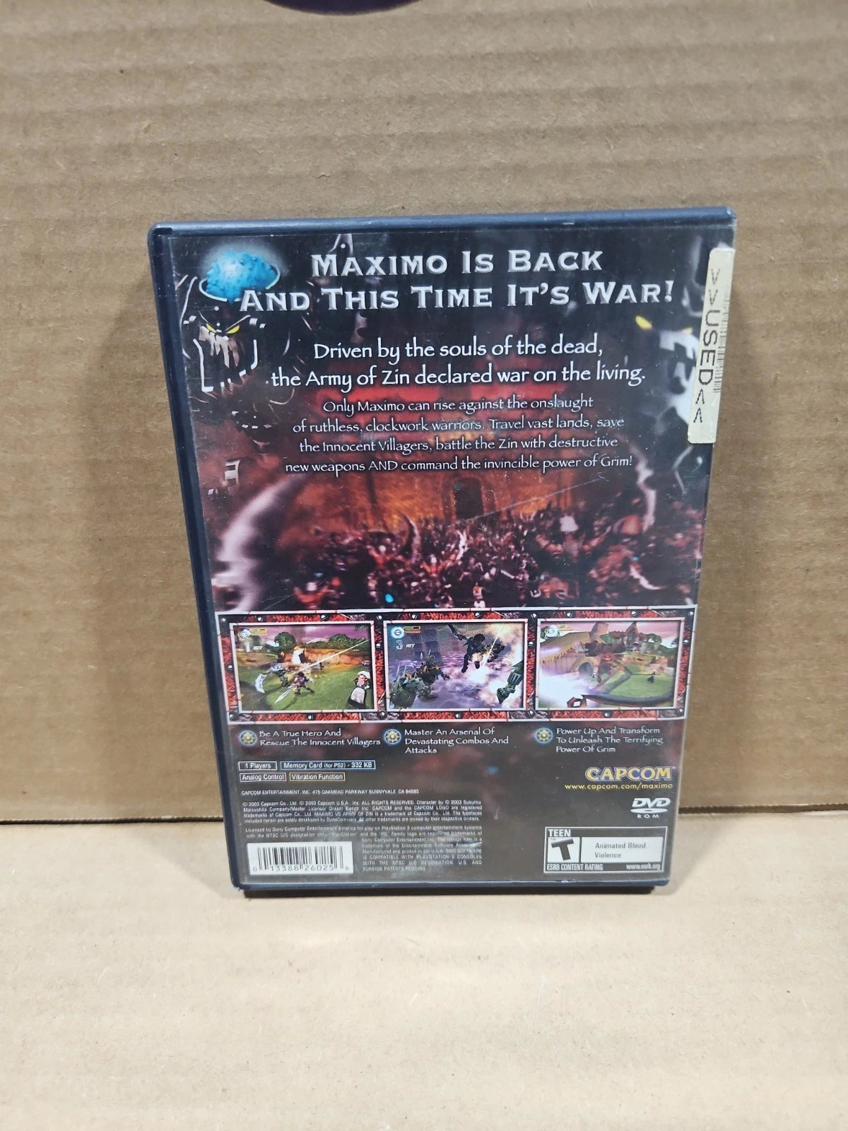 Maximo vs Army of Zin (PlayStation 2 PS2, 2004) Complete CIB