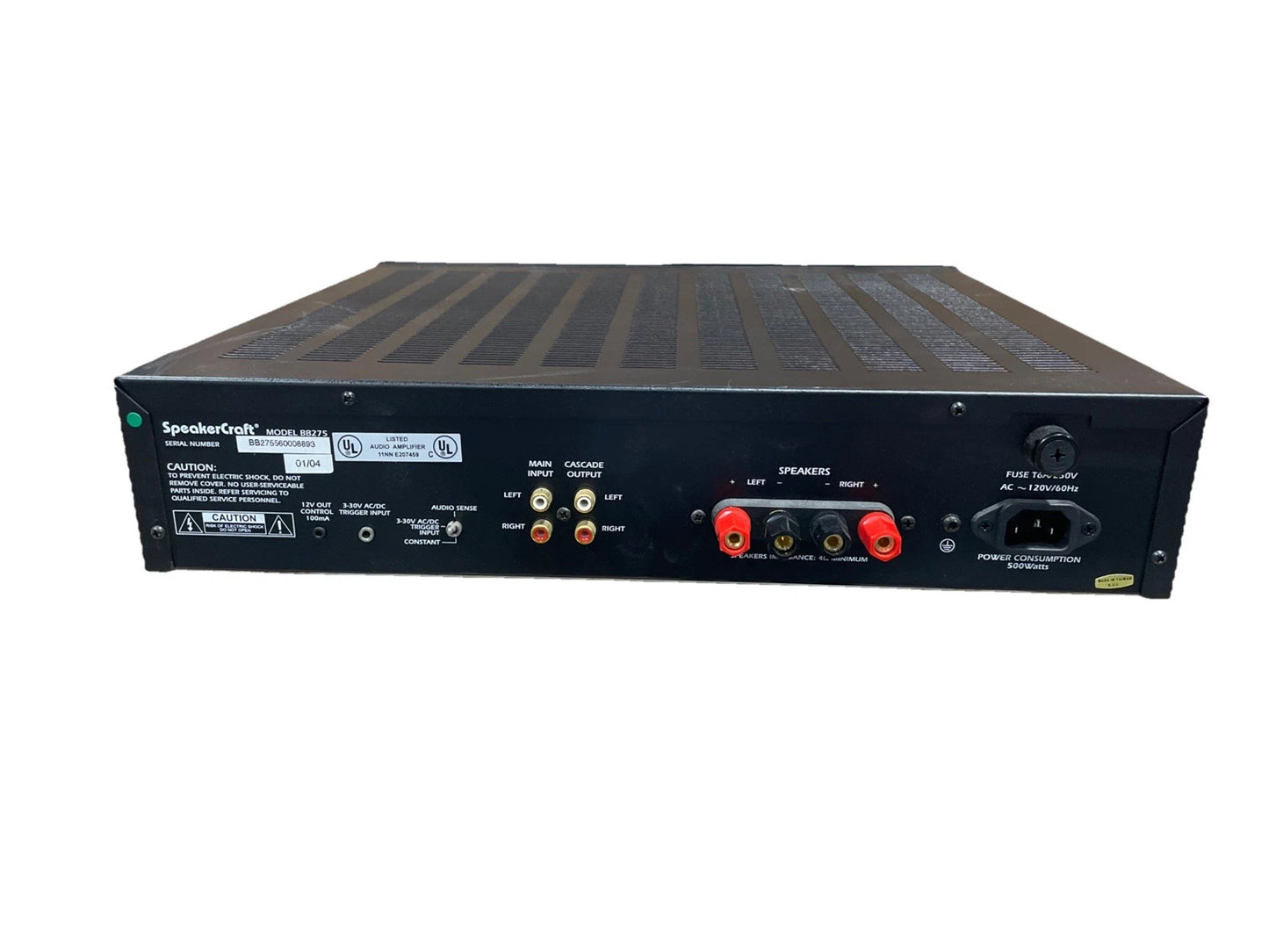 SpeakerCraft BB275 75 Watt 2-Channel Amplifier