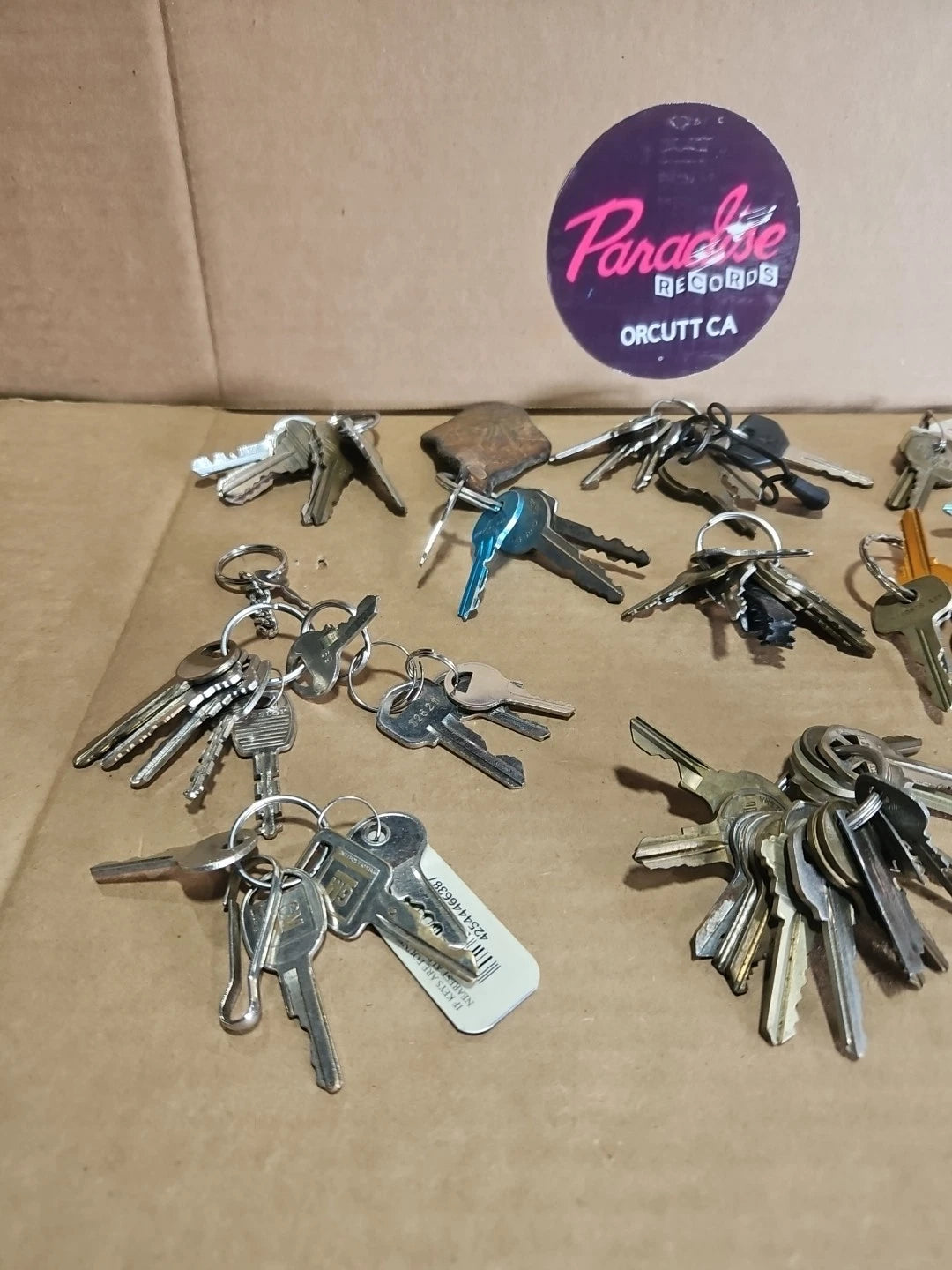 Vintage Keys Random Lot Of Keys With Rings Vintage Rare