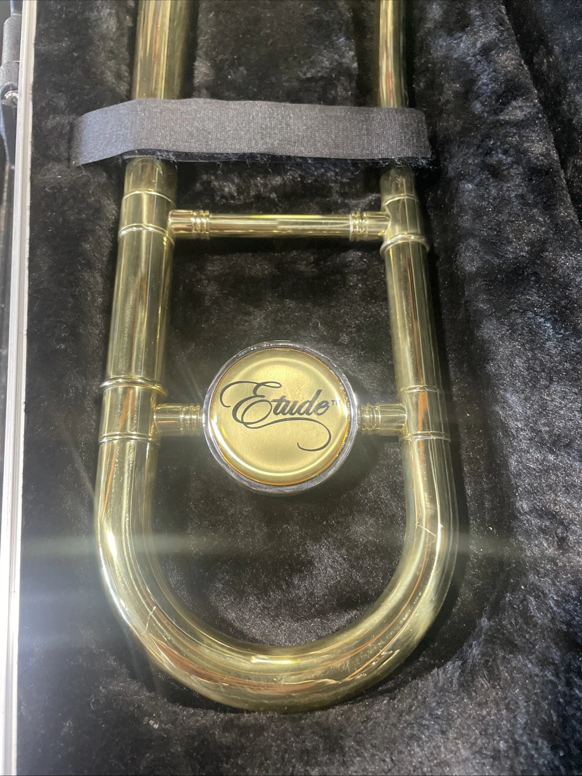 Etude ETB-100 Brass Student Trombone Includes Case & Mouthpiece