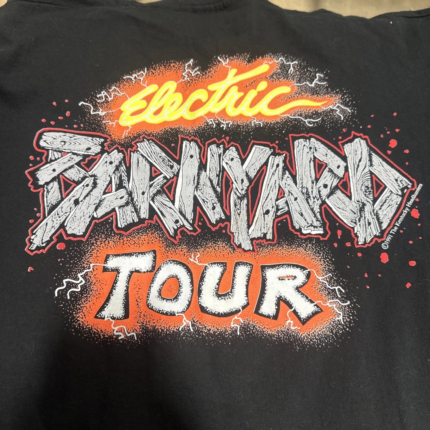 Vintage 1993 Kentucky Headhunters Shirt Local Rave Electric Barnyard XL
