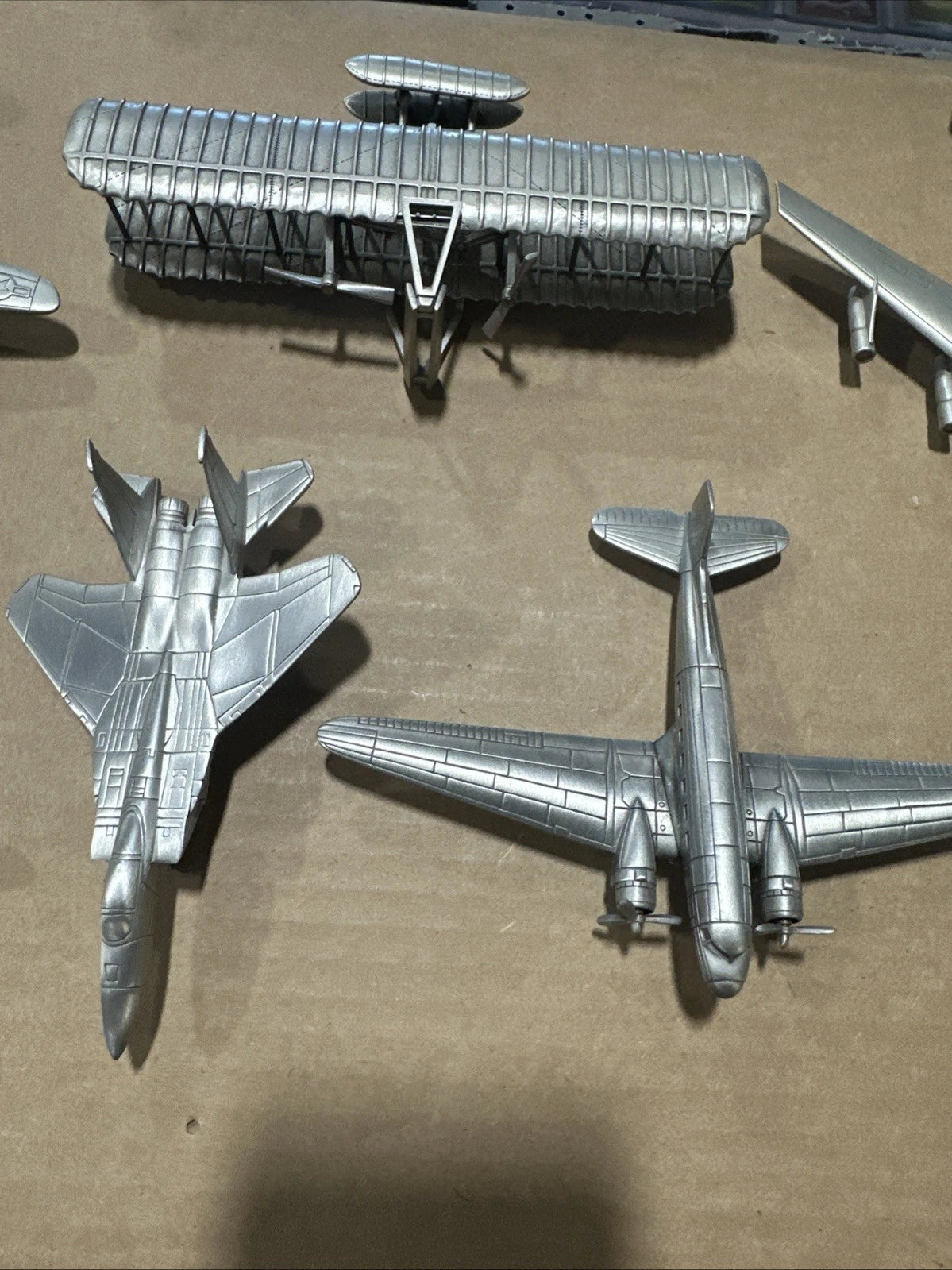 Danbury Mint Diecast Pewter Plane Airplane Lot 1:157 Scale Rare Vintage READ