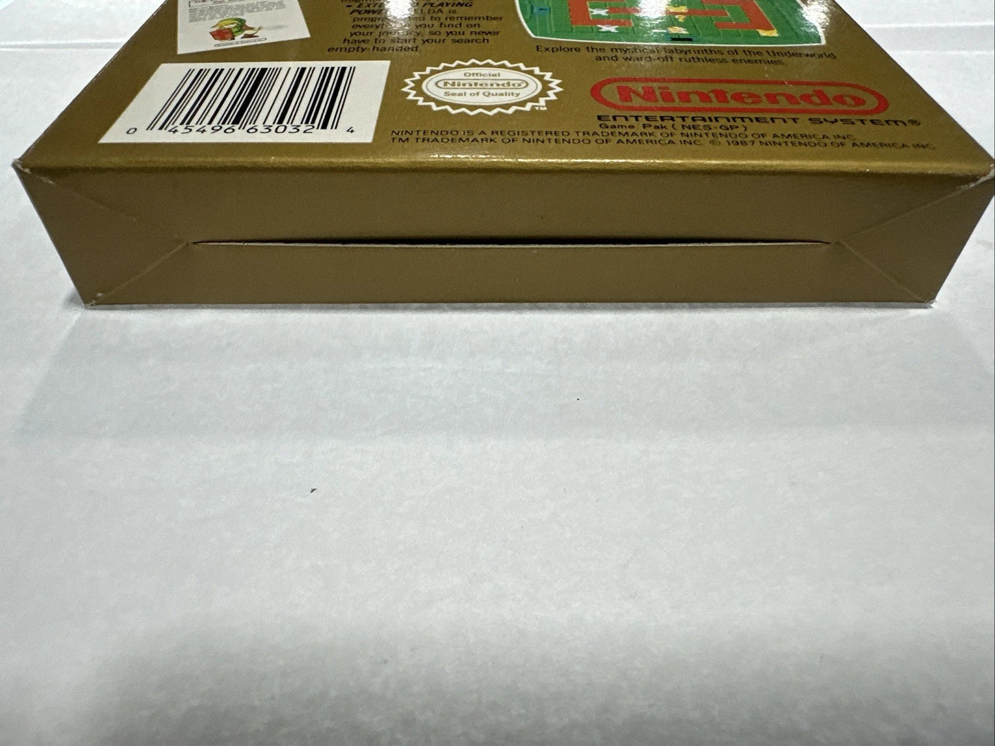 The Legend of Zelda New Nintendo NES Factory Gold Label 1987 SEALED MAP