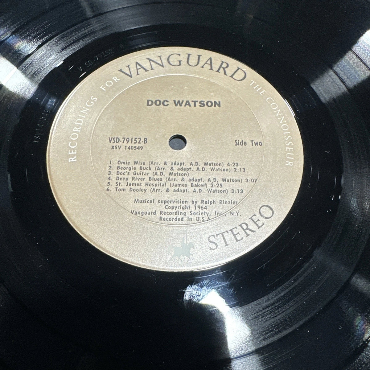 DOC WATSON Self Titled VANGUARD VSD-79152 LP vg++++