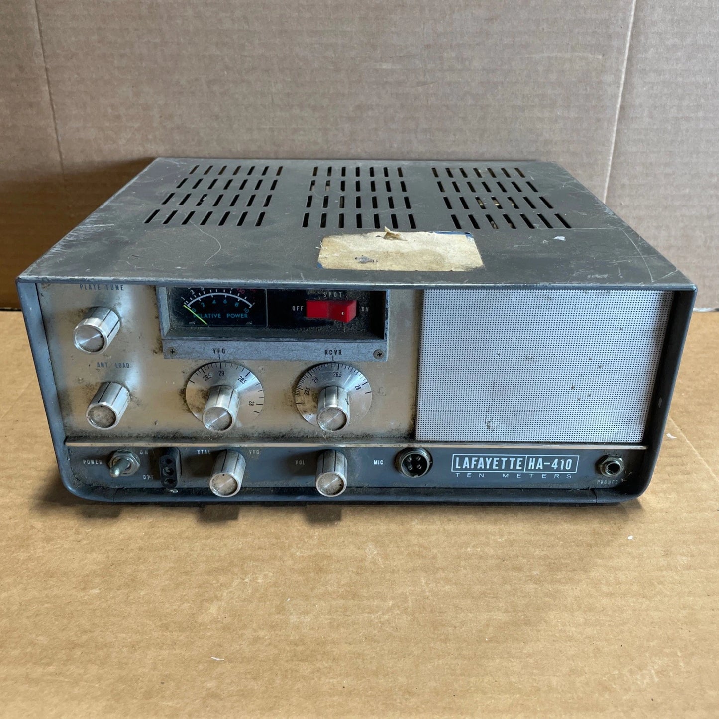 Lafayette HA-410 Ten Meters CB Base Station Tube Radio - For Parts, As Is